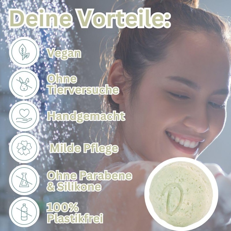 Duschkind Natural Cosmetics Solid Shampoo (Aloe Vera) Allergy Free Fragrance