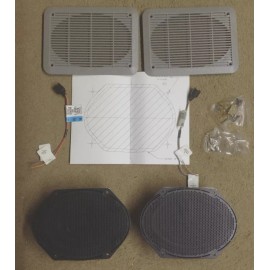FORD XC2F-18814-BA RADIO ASSORTMENT KIT GENUINE OEM SPEAKERS GRAY GRILLES RV BUS