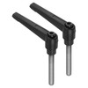 sourcing map 2pcs Clamping Lever Handles, M8 x 50mm 304