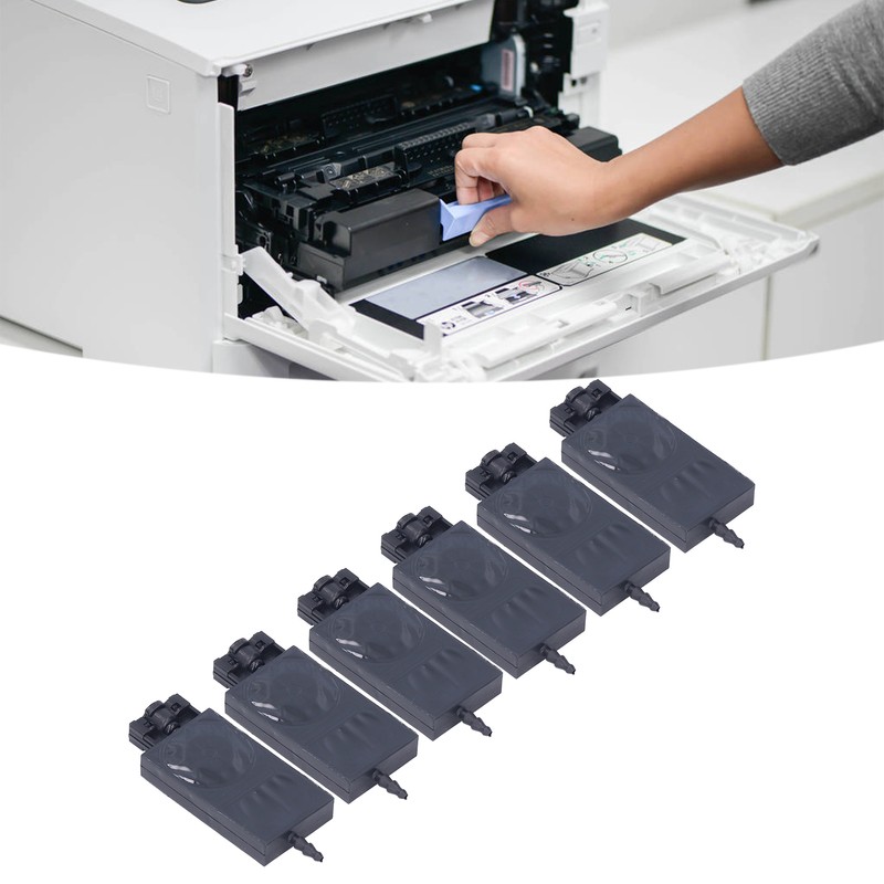 6Pcs Ink Damper Solvent Inkjet Head Rectangular PP Damper Replacement