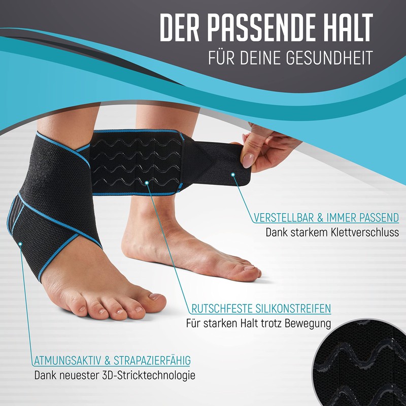 KINETIC EVOLUTION Adjustable Foot Brace Provides Elastic Ankle Protection for