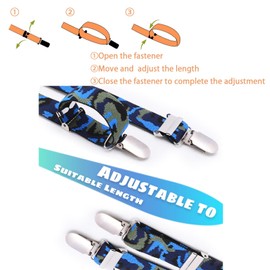 Dog Nappy Suspenders Belly Bands Dog Harness, Cat Carrier, Nappies, Clothes Stay On (Camouflage, L)