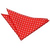 DQT Woven Polka Dot Classic Patterned Fashion Casual Pocket Square
