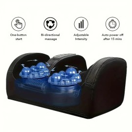 Oyajia Heat Foot Massager Machine Deep Tissue Massager For Foot And Calf Massage Gifts