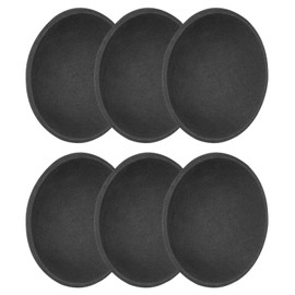 sourcing map 6Pcs Speaker Dust Cap 72mm/2.8" Outer Diameter Dome Paper Cap Subwoofer Coil Cover Caps for Speaker Decoration Accessory Repair