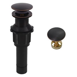 Oil Rubbed Bronze Bathroom Sink Drain with Hair Catcher