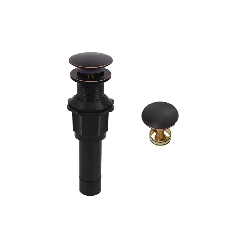 Oil Rubbed Bronze Bathroom Sink Drain with Hair Catcher