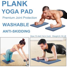 Exercise Knee Pad Cushion, 2 PCS Comfortable Non-slip Yoga Knee Pad Sports Balance Knee Pad Cushion, Extra Padding Yoga Mat Knee Support Pad Yoga Kneeling Pad for Protecting Knee, Ankle, Elbow, Wrist