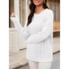 Dokotoo Oversized Sweaters for Women Casual Long Sleeve Fall Sweater