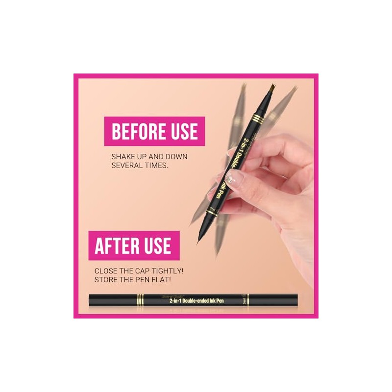 iMethod Lápiz De Cejas Microblading 2 En 1 Con Doble