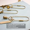 CMVFYL Gold Brass Key Rings, Purse Bag Charms for Handbags,