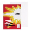 Limit Limit Schulheft A4, 16 Blatt, Lineatur 22, kariert, 5