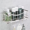 KINCMAX Premium Shower Caddy - Self Adhesive Shower Organizer with
