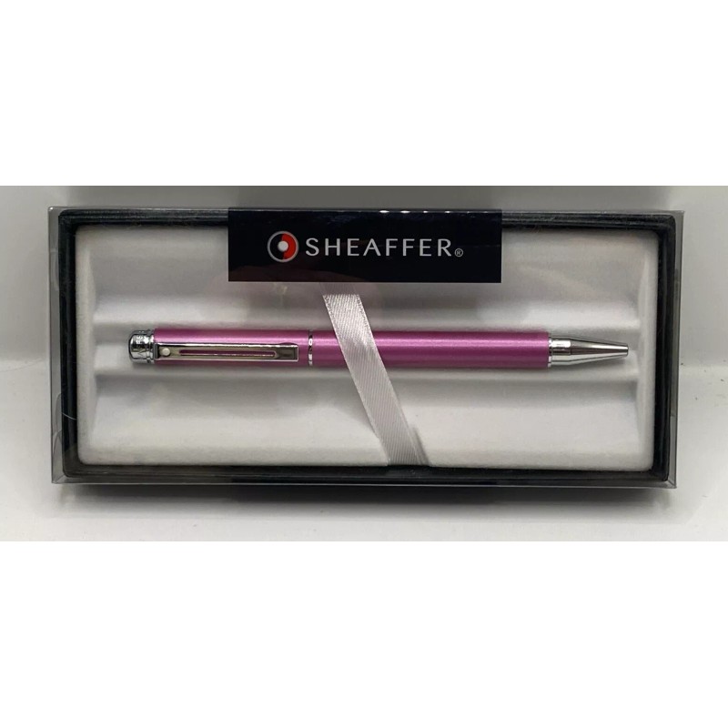 Sheaffer 200 Ballpoint Pen Matte Metallic Pink E2915651DC Chrome Trim
