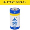 Meewellvetry 1-Pack ER34615 3.6v 19000mah Size D Lithium Battery for