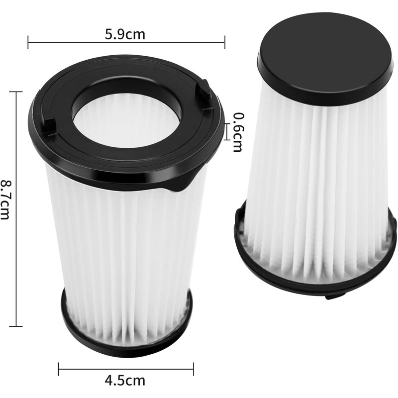 6 Pack VAF-1 Replacement Vacuum Filters Compatible With Electrolux Ergorapido