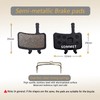 SOMMET 4 pairs Resin and Semi-Metallic Disc Brake Pads fit