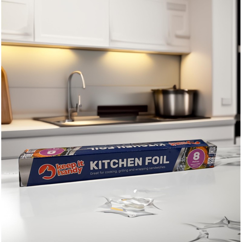 32M Tin Foil Roll | Aluminium Kitchen Foil Roll 4