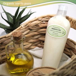 8 Oz Babassu Oil 100% Pure Organic Cold Pressed For Skin Hair Moisturizing