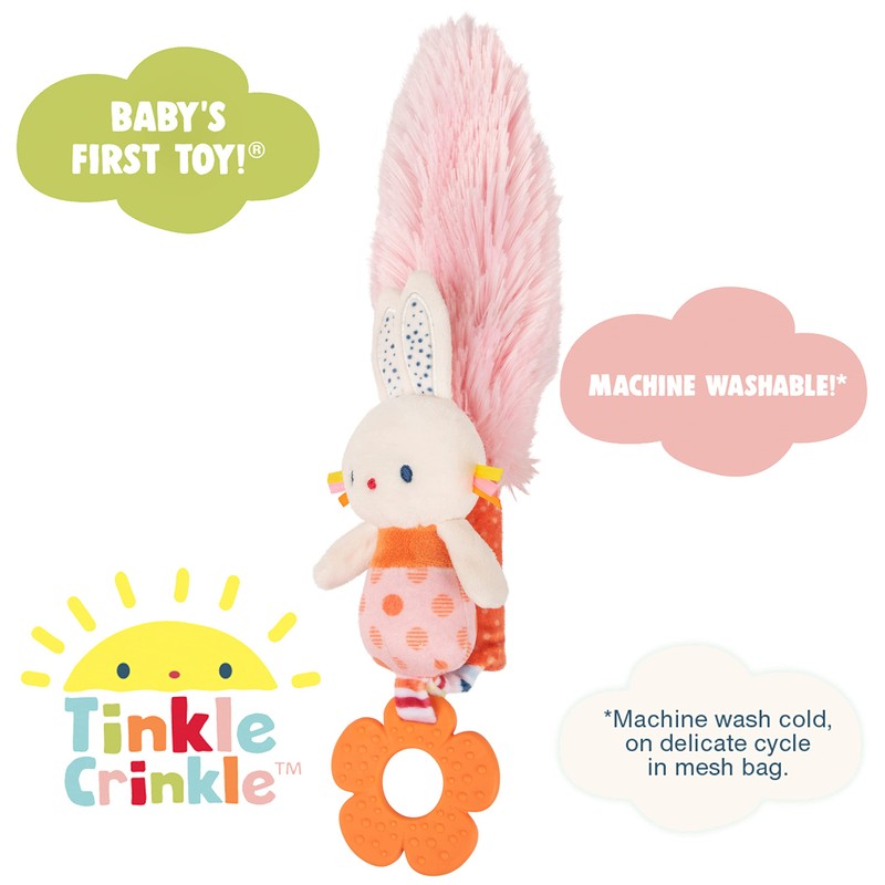 GUND Baby Tinkle Crinkle Collection The Play Together Toy Bunny