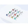 ZOCOYUU Titanium Screw Back Surgical Stainless Steel Stud Earrings for