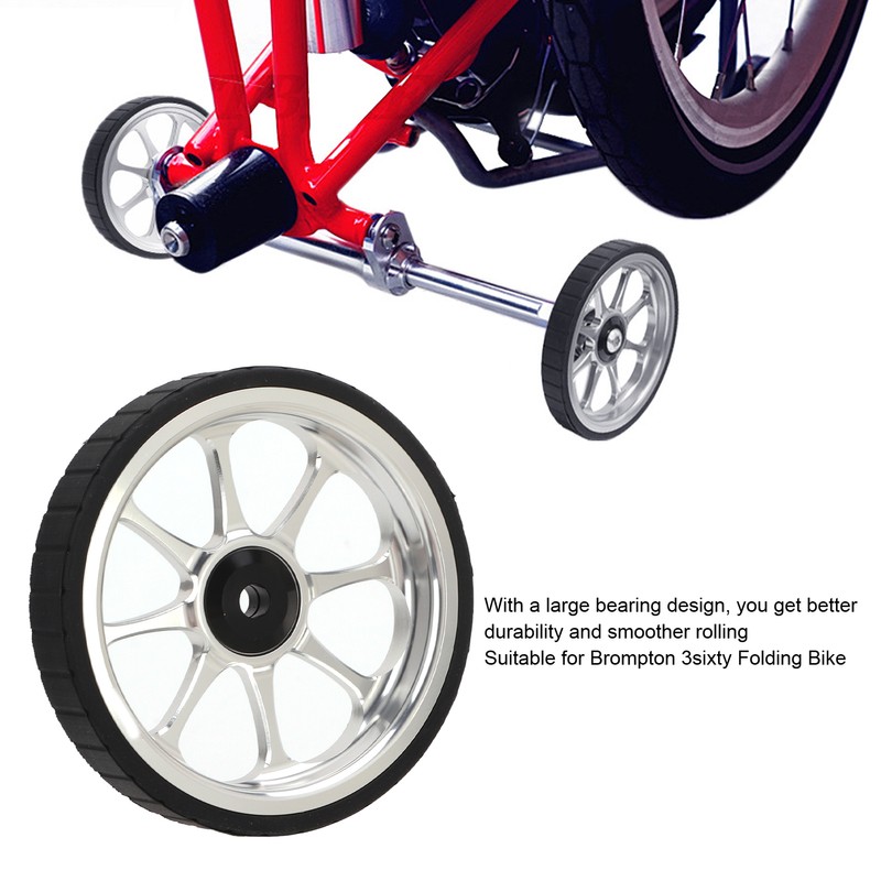 Aluminum Alloy Folding Bike Easy Wheel 82mm Widened Bearing Easy