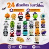 NEWKIBOU Surtido 24 juguetes Halloween con cuerda – Surtido de