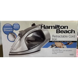 Hamilton Beach Retractable Cord Iron (14881)