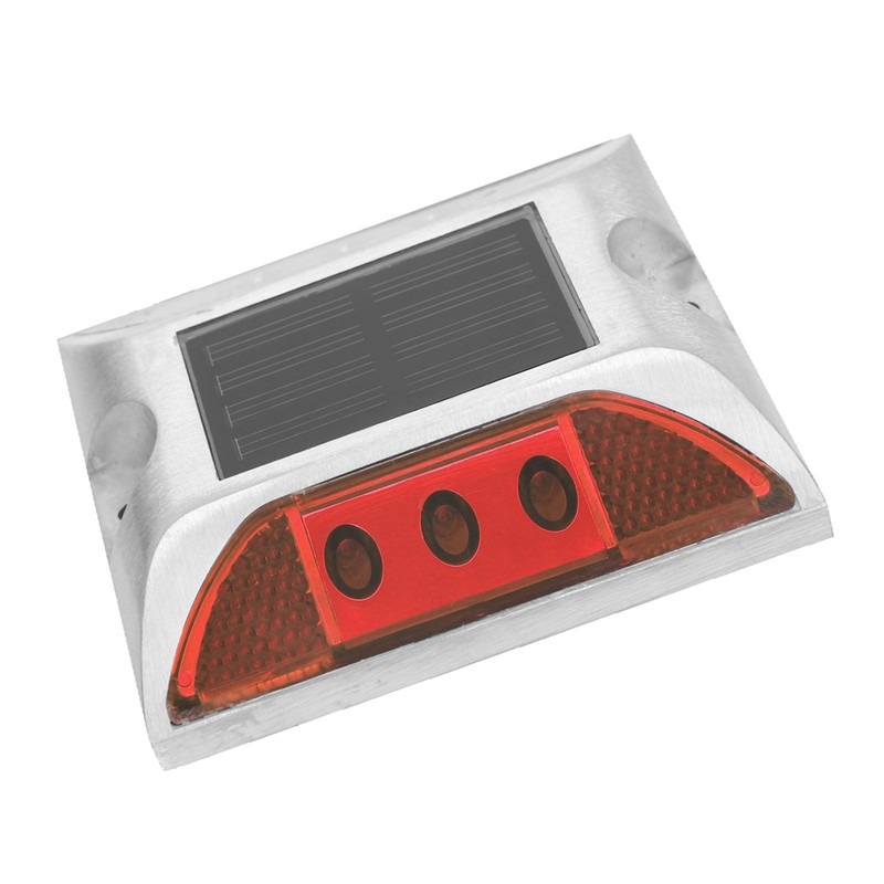 LED Solar Power Ground Marker Lights Waterproof Outdoor Driveway Road