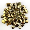 Heyiwell 50PC Mix Shape Sew On Crystal Rhinestone Flatback Gold