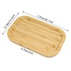 yueton 1 Pack Bamboo Tray Jewelry Tray Bathroom Counter Tray