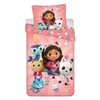 Jerry Fabrics 23BS261 Dollhouse Single Duvet Cover and Pillowcase Set