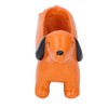 Dachshund Succulent Pot Adorable Efficient Drainage Versatile Lightweight Resin Dog