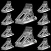 C12rtive 10 Pieces Nail Tips Clip Quick Build Nail Shapes
