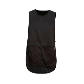 Portwest S843 Workwear Adjustable Safety Tabard Black, S/M