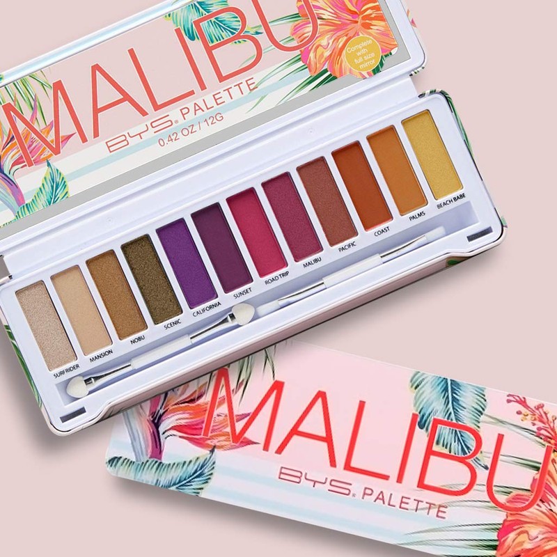 BYS Cosmetics Paleta de sombras 12 colores - Malibu