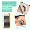 NAGARAKU Double Tips Eyelash Extensions, 5D W Shape Eyelash Extension,