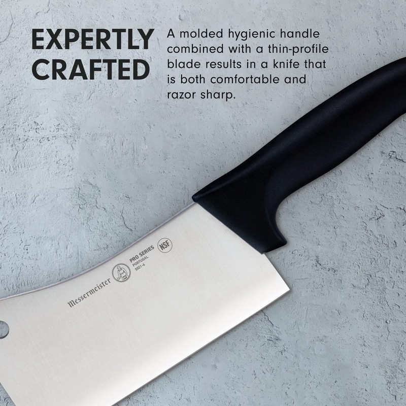 Messermeister Pro Series 6” Heavy Meat Cleaver - German X50