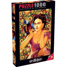 Anatolian Puzzle - Frida Kahlo, 1000 Piece Jigsaw Puzzle #1071