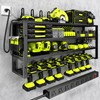 Large Power Tool Organizer Wall Mount with Charging Station, 8