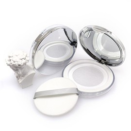 Mesh net cushion empty bottle mash powder portioning container diy case - silver / 메쉬 망 쿠션 공병 매쉬 파우더 소분 용기 diy 케이스 - 실버