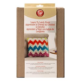 Boye Latch Hook Pillow Project Pack, Multicoloured
