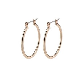 Pilgrim Layla Hoop Earrings for Women and Girls, Stainless Steel, No Gemstone