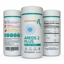 HealtHappiness AREDS 2 Plus Eye and Vision Vitamin Softgels - 120 Count