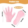dinghaole Silikon Socken und Handschuhe, Feuchtigkeitshandschuhe Für Die Nacht Vor