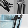 XINCHENG 3 Pairs Rubbish Bag Clip, Black Garbage Bag Clips,
