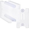 10 Pcs Portatarjeta Carro, SHANDABULIU Tarjetero para Coche con Ventosa,