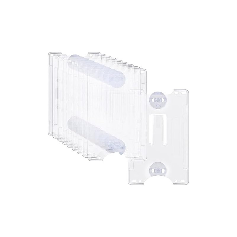 10 Pcs Portatarjeta Carro, SHANDABULIU Tarjetero para Coche con Ventosa,