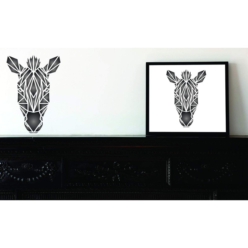 Zebra Stencil - 16.5 x 23 cm