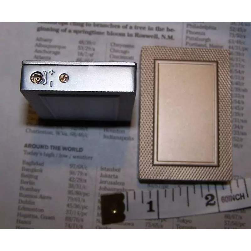 Ace of Spades Sliding Card Lighter Butane Flame Casino Refuellable